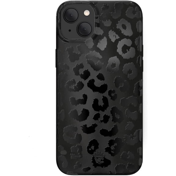 Velvet Caviar iPhone 15 Case Leopard - MagSafe Compatible - Cute Protective Phone Cases for Women - Black Cheetah Print