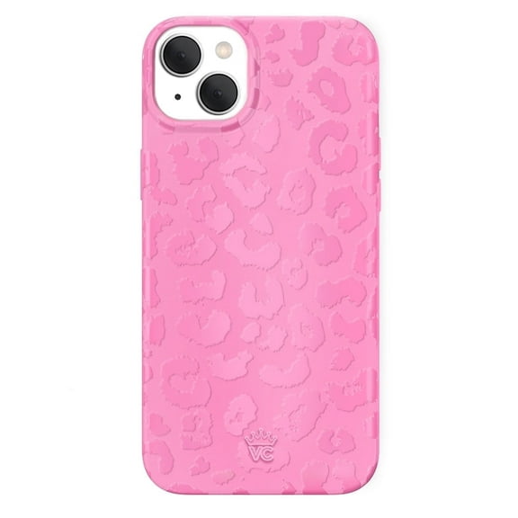 Velvet Caviar iPhone 15 Case MagSafe Compatible - Cute Protective Phone Cases for Women - Hot Pink Leopard
