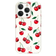 Velvet Caviar iPhone 15 Pro Case Cherry MagSafe Compatible - Cute Protective Phone Cases for Women