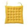 thumbnail image 1 of Velvet Chair Cushion 18x18x2 Inch Super Soft Seat Pad with Lacing Home Office Decor, 1 of 7