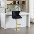 thumbnail image 1 of Velvet Chair Stool Adjustable Height, Luxurious Lion Head Detail, 1 of 5