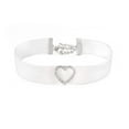 thumbnail image 1 of GOGIRL! USA Choker - Outline Heart, White Necklace, 1 of 2