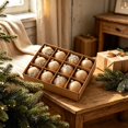 thumbnail image 1 of Velvet Christmas Ball Ornament Hanging Style Inlaid Detail Decorative Surface Bauble for Christmas Tree Hanging Display, 1 of 7