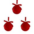 thumbnail image 1 of Velvet Christmas Ball Ornaments, 3.15-Inch Shatterproof Flocked Tree Decorations for Traditional Christmas, Wreath, Garland, Mantel, Farmhouse and Holiday Decor, 1 of 4