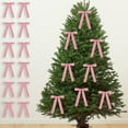 thumbnail image 1 of Velvet Christmas Bows 12-Pack - Tree and Wreath Bow Decorations, Classic Holiday Ribbon Bows for Garland Gift Wrapping Mantel, 1 of 6