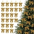 thumbnail image 1 of Velvet Christmas Bows 24 Piece Burgundy Mini Bow Set for Tree Wreath Gift Wrap Wedding Party Candy Bags Craft Decor Holiday Home Decoration and Seasonal Celebration, 1 of 9