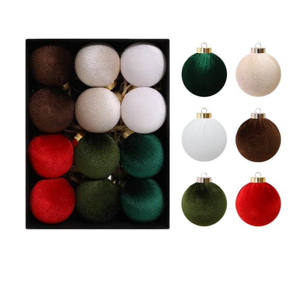 Velvet Christmas Hanging Decor, Soft Festive Ornament Spreads Warmth for Holiday Home Decoration,24x18cm