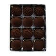 thumbnail image 1 of Velvet Christmas Ornaments Balls Sets, Multicolor Xmas Tree Flocked Shatterproof Ornaments Balls Decoration for Wreath, Garland, 12Pcs, Brown, 1 of 6