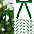 thumbnail image 1 of Velvet Christmas Ornaments Bows for Christmas Tree 24 PCS Christmas Xmas Decorations Velvet Ribbon Bows Vintage Decor Neutral Christmas Ornaments for Home Indoor Decor, 1 of 6