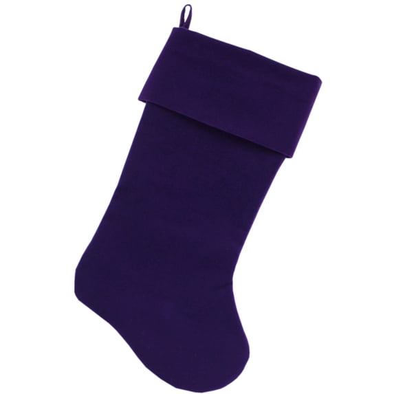 Velvet Christmas Stocking Blank, Plain (Available in 14 colors!)