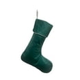 thumbnail image 1 of Velvet Christmas Stockings Edged Silver Color, Classic Christmas Decor Soft Velvet Stockings for Xmas Fireplace Wall Window Decorations (Green), 1 of 6