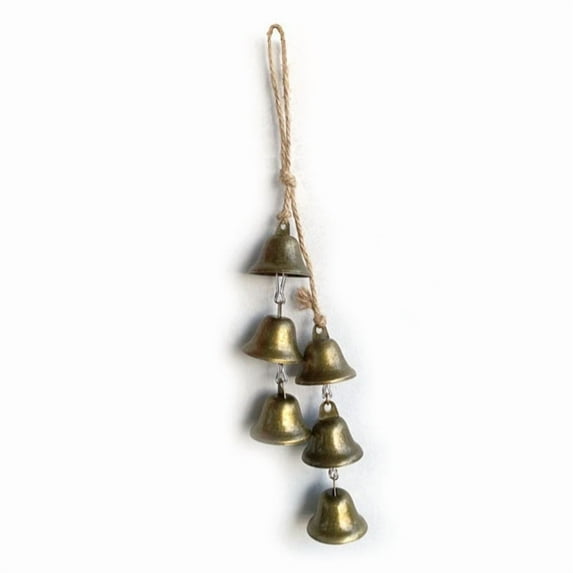 Velvet Christmas Swag Bow with Bells, 15.7 x 23.6 inches Bows with Vintage Handmade Bells for Xmas Tree Topper Wall Door Outdoor Decor