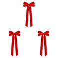 thumbnail image 1 of Velvet Christmas Tree Bows, 8.66-Inch Large Ribbon Bow Ornaments for Christmas Tree, Wreath, Garland, Gift Wrapping, Mantel and Holiday Home Decor, 1 of 4
