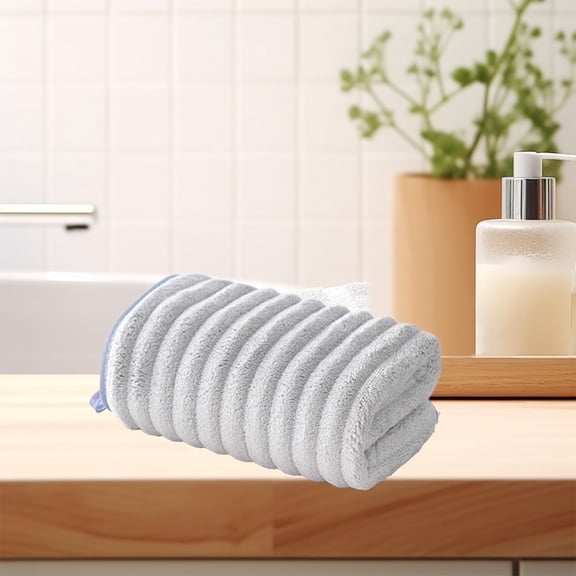 Velvet Cloth, Microfiber Towel, 34cm Bathroom Kitchen Rag, Durable, Absorbent, 1-Packs