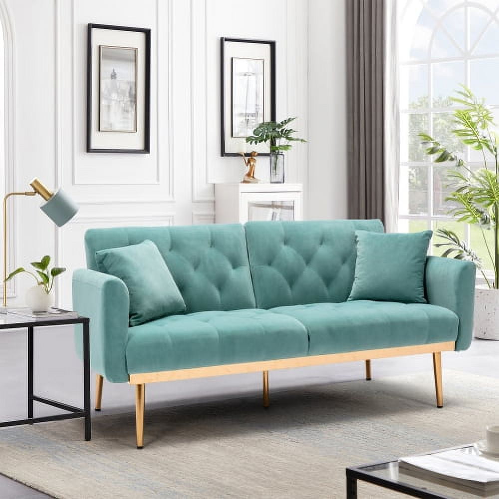 Futon top bolster pillows