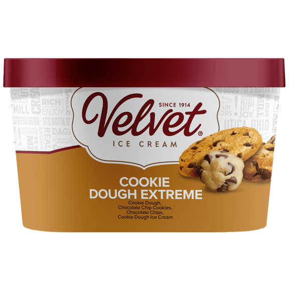 Velvet Cookie Dough Extreme Ice Cream