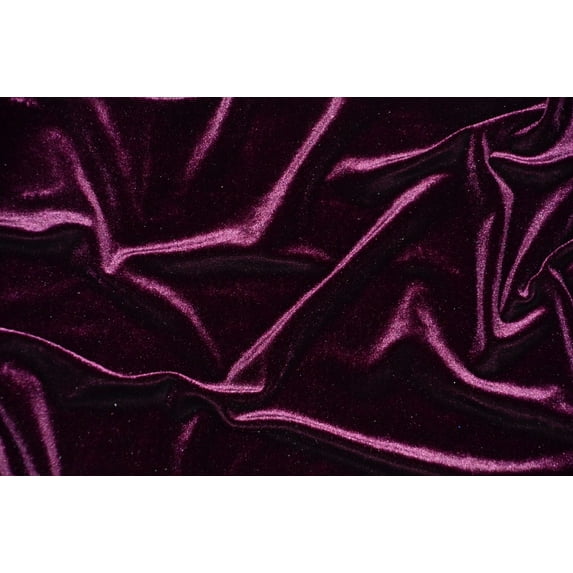 Velvet Curtain Panel Drape 5W x 7H Black Home Theater Energy Efficient Curtain", (Color: Eggplant)
