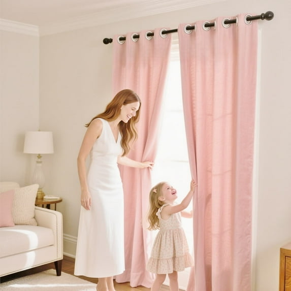 Velvet Curtains Thermal Insulated Grommet Curtains for Bedroom, Set of 2 Panels, Noise Reducing Drapes for Living Room