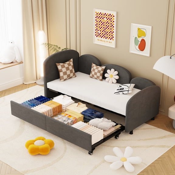 Velvet Daybed | Easy Installation & Comfortable | Bedroom Space