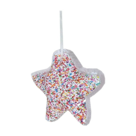 Velvet Decoration Christmas Stockings Two Color Beads Decoration Christmas Tree Decoration Pentagram Holiday Supplies