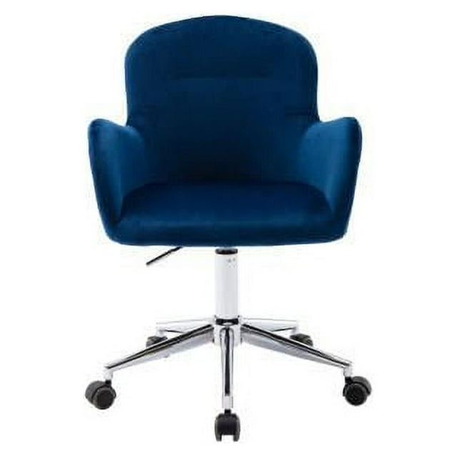 Velvet Desk Chair, Adjustable Height Swivel Shell Chair, Home Chair