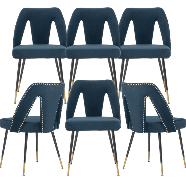 Velvet Dining Chairs, Mid Century Modern Kitchen Chair, Contemporary