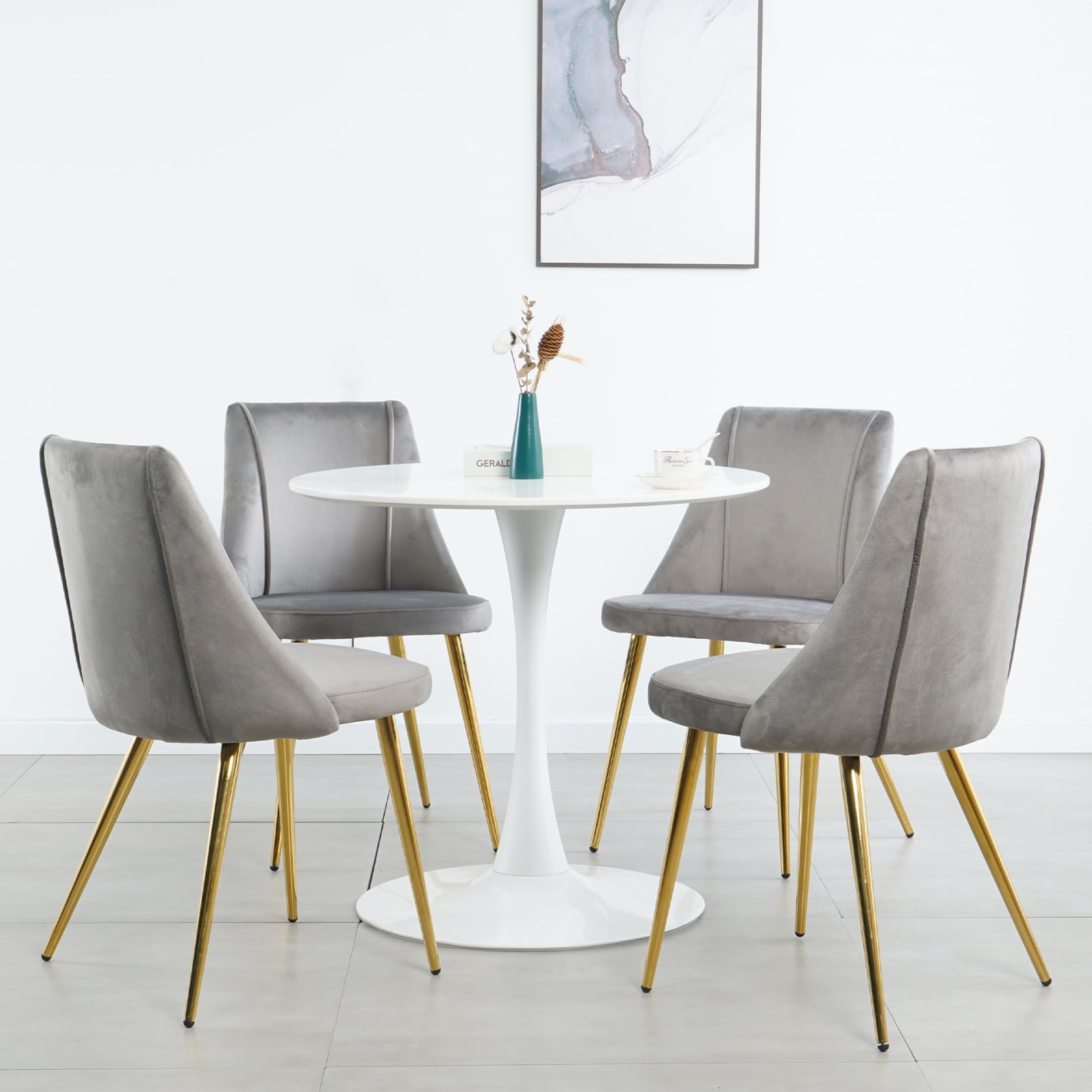Modern Dining Accent Chairs Under $100 Velvet Dining Chairs Set Of