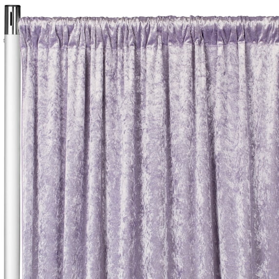 Velvet Drape Curtain Photo Backdrop Panel Wisteria 18Ft H x 52 Inch W Durable for Wedding Ceremony, Party Stage Backdrop Decoration
