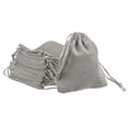 thumbnail image 1 of Velvet Drawstring Bags 2.76x3.54 Inch Gift Bag Jewelry Pouches Silver Grey 25Pcs, 1 of 6