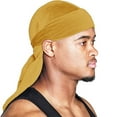 thumbnail image 1 of Velvet Durag for Men and Women Soft Headwrap Extra Long Tail Hip Hop Headwear Oversized Bandana, 1 of 3
