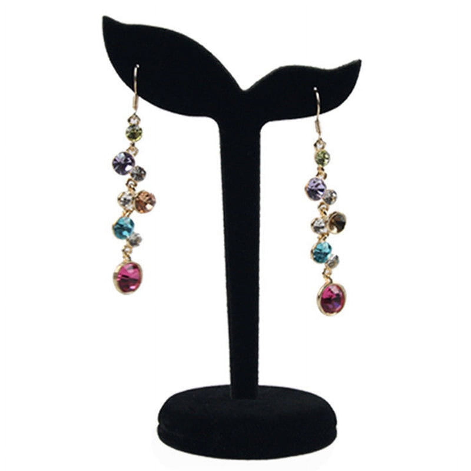 Velvet Earring Display Stand Props Stud Earrings Holder Rack Storage