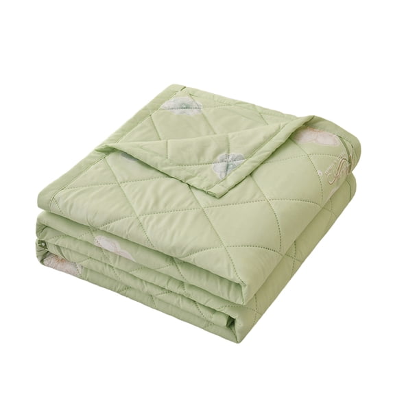 Velvet Embossed Cooling Quilt for Summer and Air Conditioning Use in Multiple Colors for Bedroom Comfort