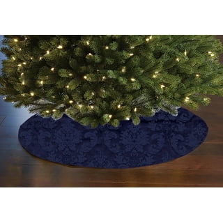 Christmas Tree Skirts in Indoor Christmas Decor Blue Walmart