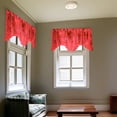 thumbnail image 1 of Velvet Embossed Victorian Damask Scalloped Window Valance 54" Wide / 20" Tall, 1 of 5