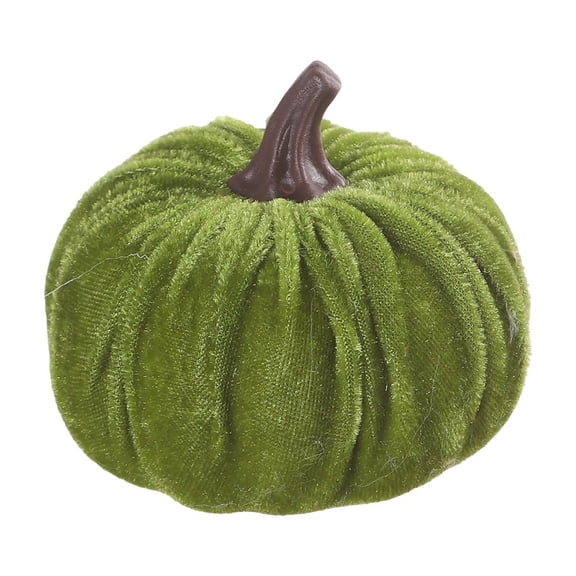 Velvet Fabric Pumpkins Fall Decor Set, 5PCS Assorted Color Plush Pumpkins, Soft Harvest Table Centerpieces for Thanksgiving, Halloween & Autumn Home Decor