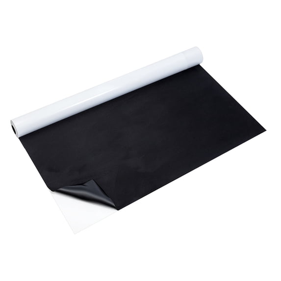 Velvet Fabrics Self-adhesive Fabric Rectangle Black 1400x415x0.5mm