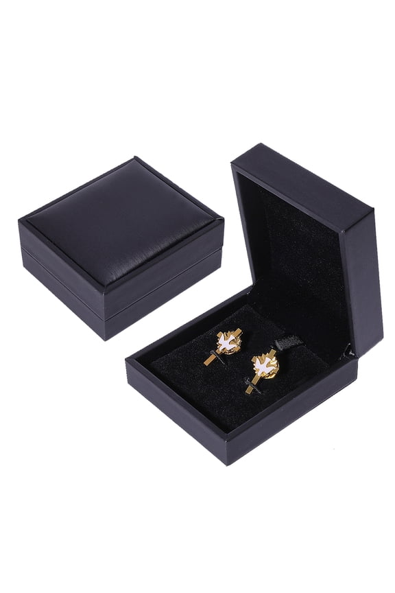 Velvet Gift Storage Boxes Cufflink Box Rectangle 8.5x7.4x4cm