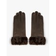 thumbnail image 1 of Velvet Gloves Faux Fur Detail Fleece Lined, 1 of 3