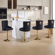 Euzensid Velvet Counter Height Bar Stools Set of 4 - rated 4.7 stars from 6 reviews