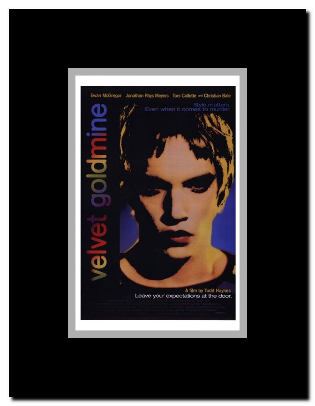 Velvet Goldmine Framed Movie Poster