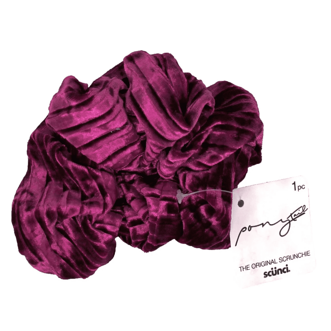 Velvet Hair Scrunchie Soft, Stylish, Comfortable Hair Accessory, Perfect for Everyday Wear, Special Occasions, Adds a Polished Look While Keeping Hair Secure, Purple