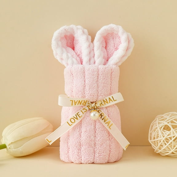 Velvet Hand Towel for Kids Soft Washcloth Bath Towel Unisex Childrens Gift Set Party Favor Decorative