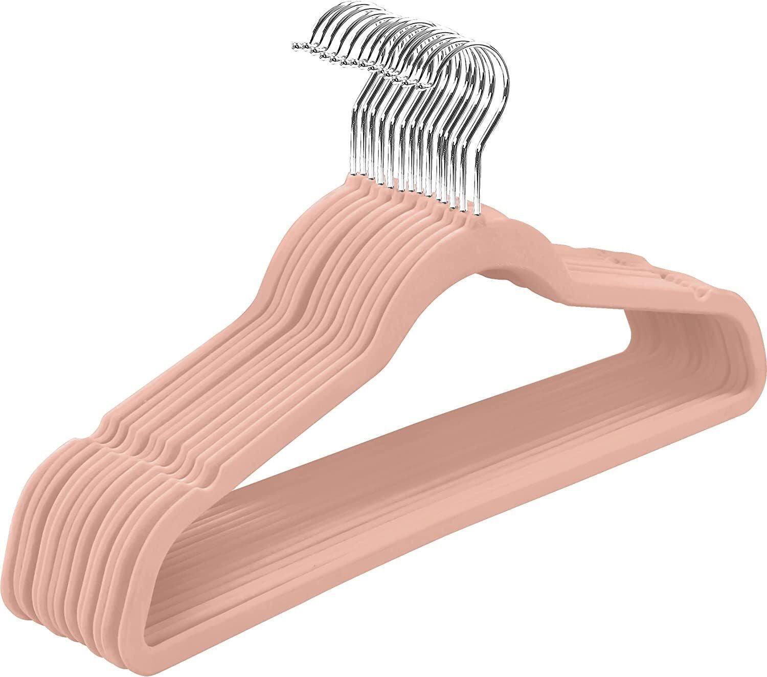 Velvet Hangers Clothes Heavy Duty Non Slip Hangers 30 50 Pack Utopia Home Walmart