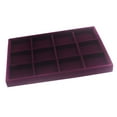 thumbnail image 1 of Velvet Jelry Ears Studs Display Tray Organizer Trinkets Holder Storage 2, 1 of 6