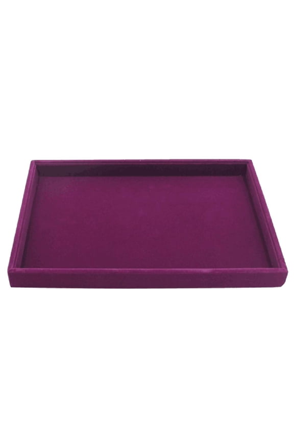 Velvet Jewellery Display Tray Box Case for Exhibit Bracelet Trinkets Show 1