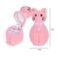 thumbnail image 1 of Velvet Jewelry Box Organizer Cute Animal Wedding Ring Box Fruit Storage Case Earring Necklace Display Packaging Gift Accessories Pink cat, 1 of 6