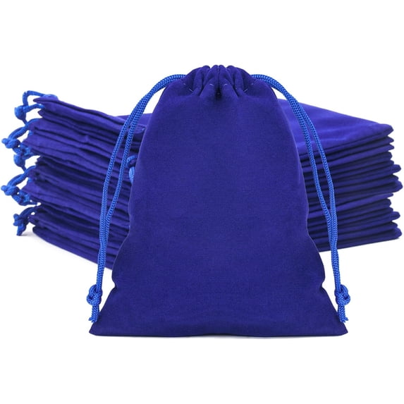 Velvet Jewelry Pouches, 20PCS Small Velvet Gift Bags with Drawstring, Christmas Gift Bags for Wedding Favors, Candy Bag, Party Favors