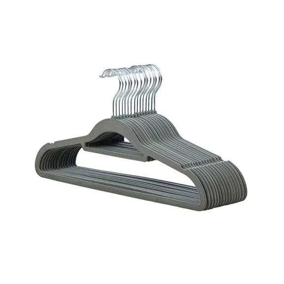 Velvet Kids Hangers Non-Slip Childrens Clothes Hangers Space Saving Closet Organizers for Toddler Wardrobe 10 Pack