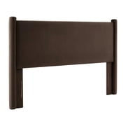 Velvet King Headboard in Soft Fabric, Plush Upholstery, Elegant Design