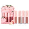 Velvet Lip Glaze Set Non Fading Non Stick Cup Fruit Makeup Lip Gloss